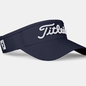 Titleist Dark Blue Golf Visor with White Logo